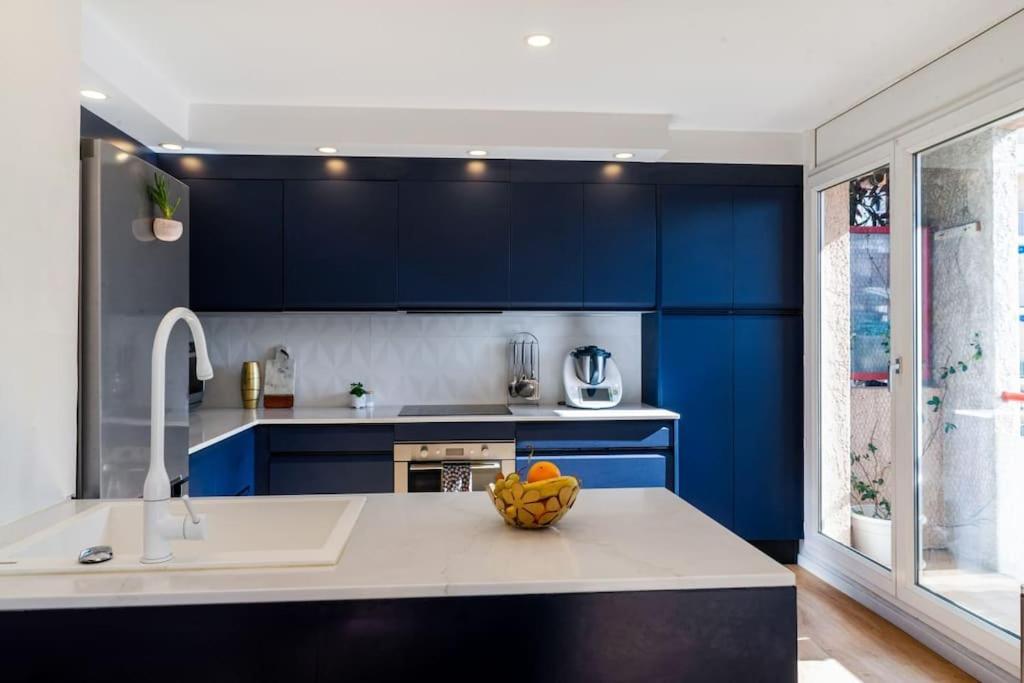 T3 Le Designer 4E-Terrasse-Climatisation & Netflix Apartment Marseille Luaran gambar